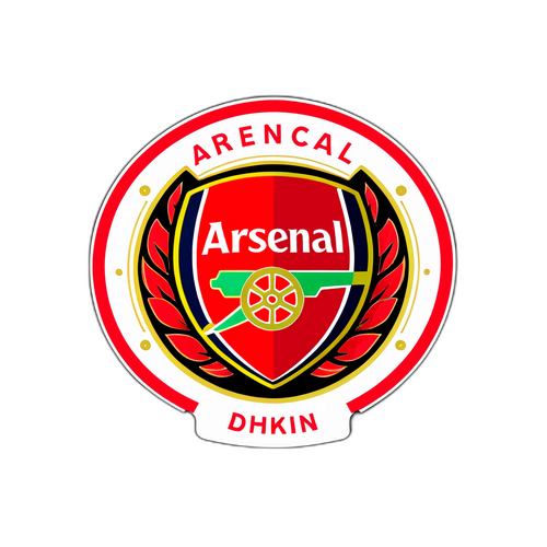 Arsenal–Brentford mérkőzés szurkolói matrica