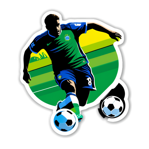 Diego Carlos Futbol Sticker