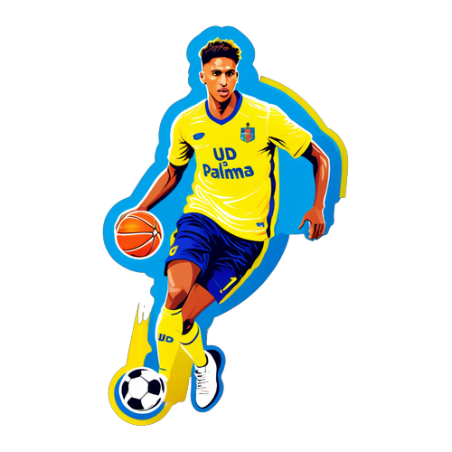 Representación artística de jugador de UD Las Palmas