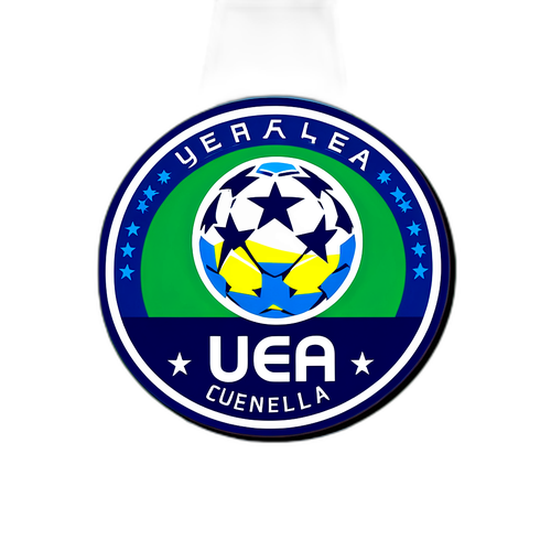 Стильний логотип з символікою УЄФА