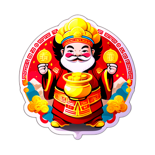 迎财神，发财富贵