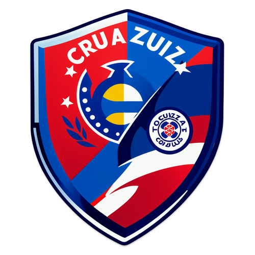 ¡Increíble Rivalidad! El Impactante Diseño que Une los Escudos de Cruz Azul y Toluca!