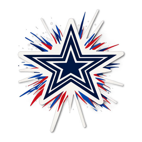 Dallas Cowboys Logo Celebration Sticker