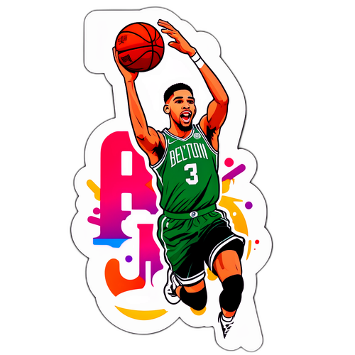 Jayson Tatum Slam Dunk Sticker