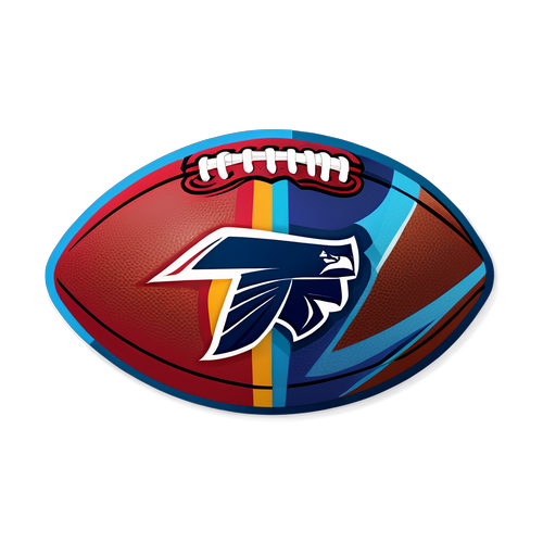 Dynaaminen NFL-Logo Jalkapallon Liikkeessä