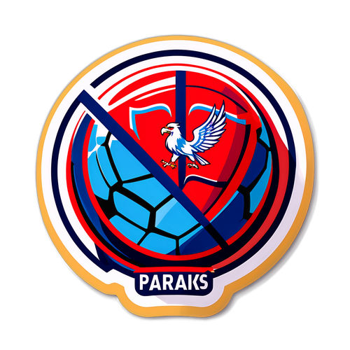 Sticker wa Crystal Palace na Mpira wa Miguu