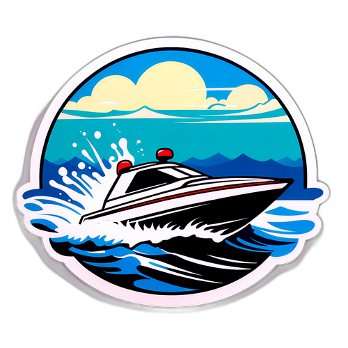 唐津ボートレースのステッカー