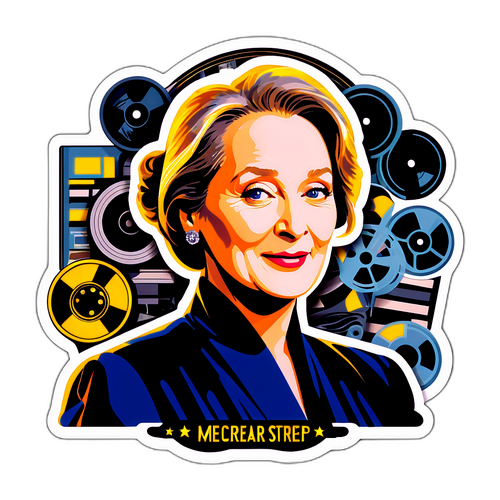 Kreatives Porträt von Meryl Streep