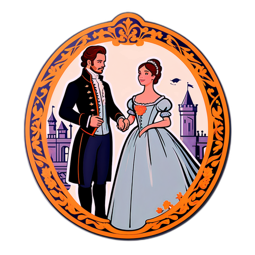 Romantisk Motif fra Bridgerton