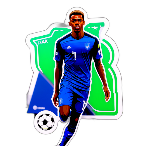 Alexander Isak Fotbollssticker