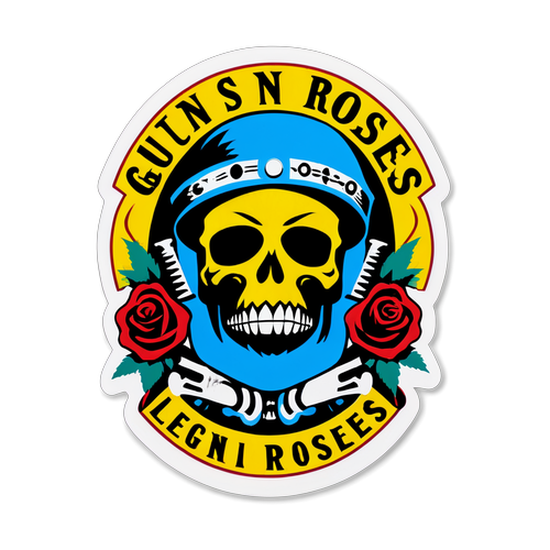 Guns N' Roses Logolu Sticker