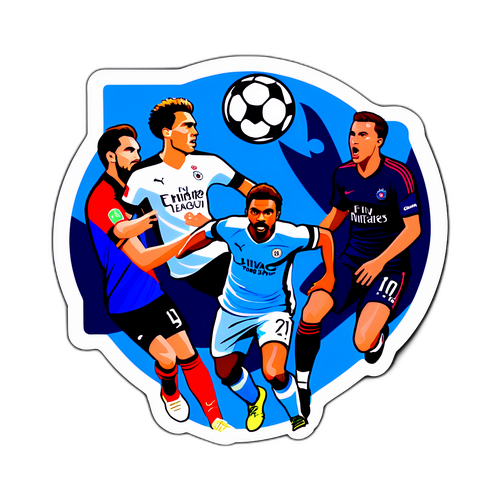 A adesivo inspirado na Liga dos Campeões