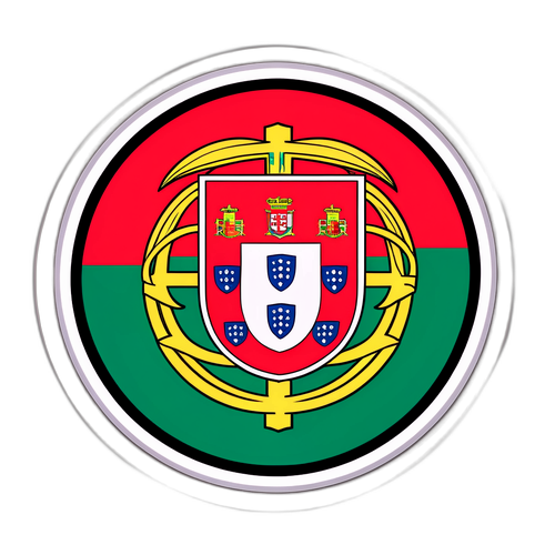 Sticker wa Timu ya Soka ya Taifa ya Ureno