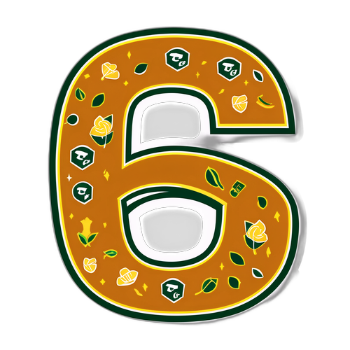 Artistic Representation of Packers' 'G' Logo