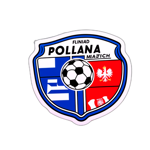 Aufkleber für das aufregende Fußballspiel Polen gegen Finnland