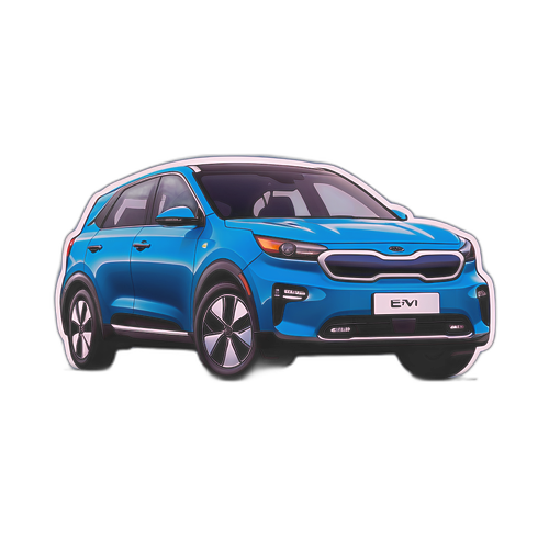 Ilustrația modernă a modelului Kia EV2
