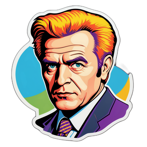 Moderne pop-art tolkning av Robert Skrolsvik