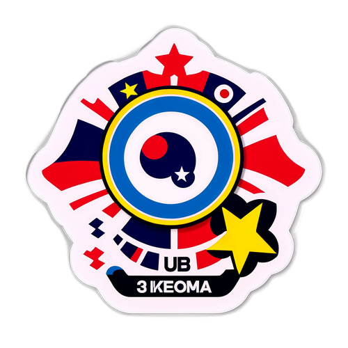 전투 테마 디자인 스티커