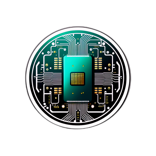 SK Hynix 혁신 기술 회로 디자인 스티커