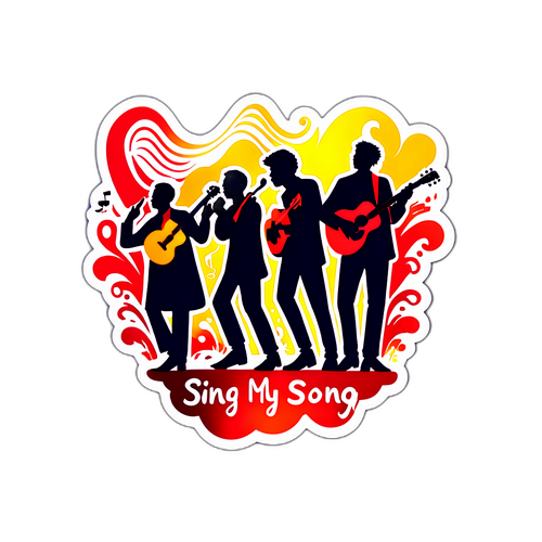 Aufkleber zur musikalischen Atmosphäre von 'Sing My Song 2026'