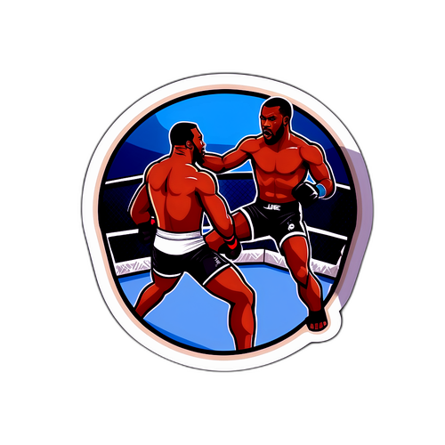 존 존스의 MMA 링에서의 지배 순간 스티커