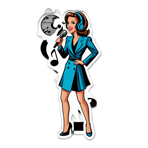 Celine Van Ouytsel in Glamour Outfit