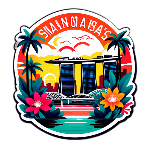 Widok Singapuru: Marina Bay Sands i Gardens by the Bay