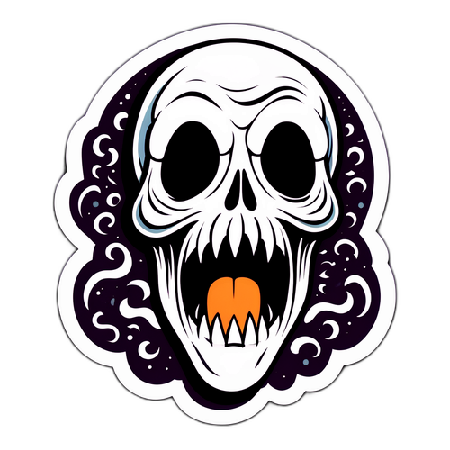 Autocollant inspiré de Scream 5