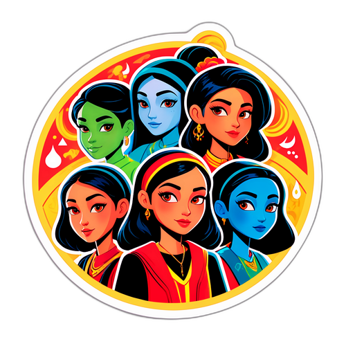 Evrim Alasya Karakterleri Sticker