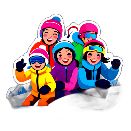 Przyjaciele na stoku