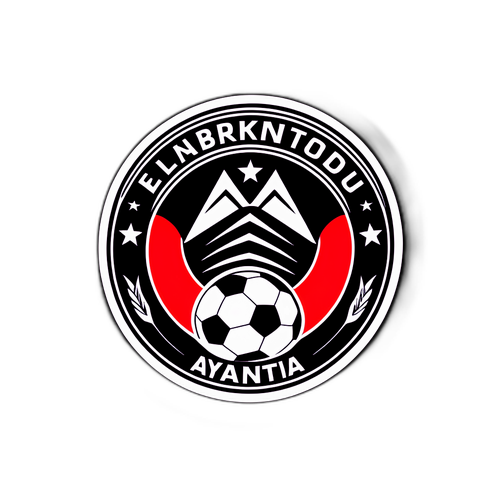 Дизайн наклейки, що святкує нічне життя Анталії та дух футбольного клубу Beşiktaş