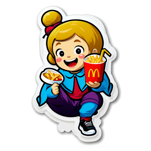 楽しむマクドナルドのハッピーミールのキャラクター