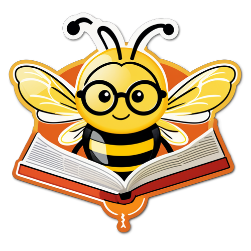 Vintage-Style Sticker for the 2025 Scripps Spelling Bee