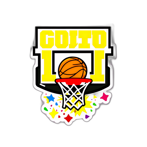 VCU Basketball Excitement Sticker