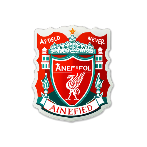 Sticker ya Anfield na Alama ya Liverpool