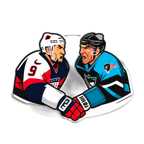 Capitals vs Panthers Face-off Sticker