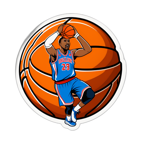 Stiker Penggemar Basket Terbaik