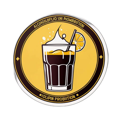 Alcoholverbod Sticker