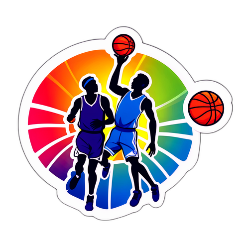 Engganyong Sticker ng Basketball