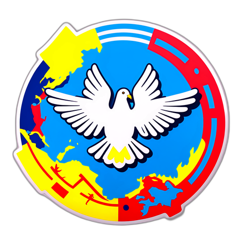 Adesivo di Pace Ucraina-Russia