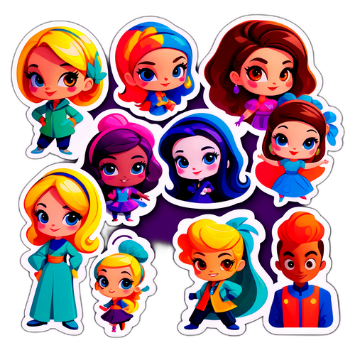 Mga Estilizadong Tauhan mula sa Bold and Beautiful