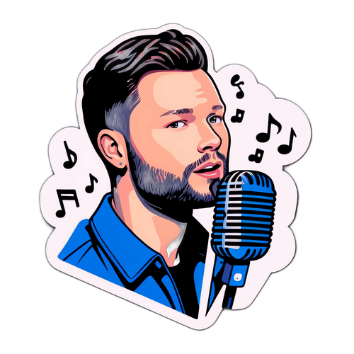 Ein dynamisches Porträt von Calum Scott