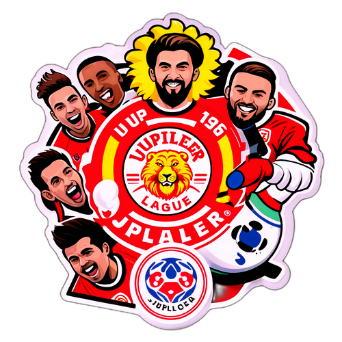 Sticker ter Eer van de Jupiler League