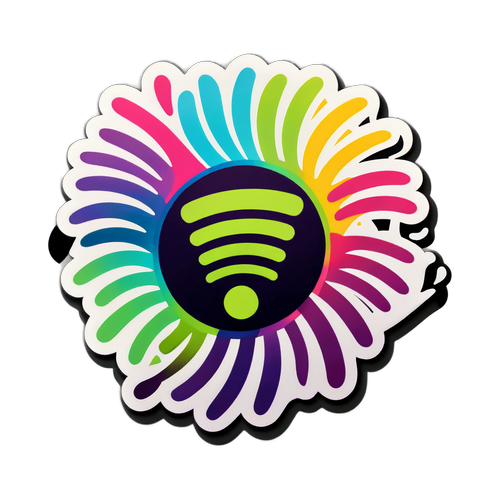 Unleash Your Inner Music Lover: The Vibrant Spotify Sticker That Speaks to Your Soul!