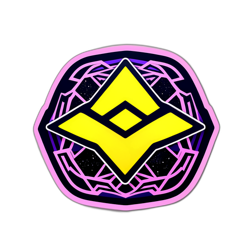 Sticker artistic Binance