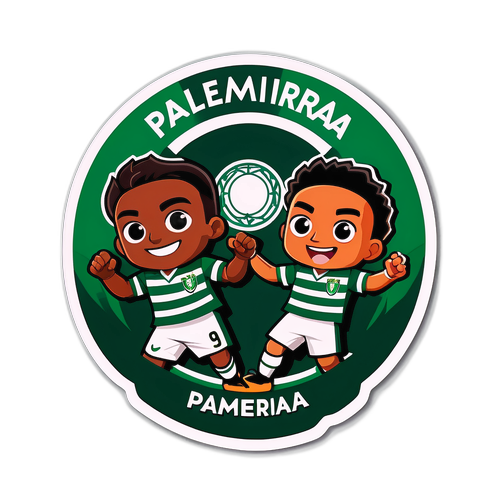 Desain Stiker Pertandingan Palmeiras vs Vitória