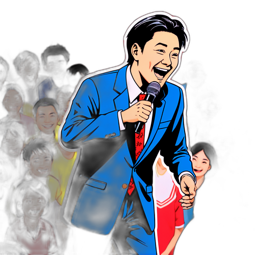 ステージでパフォーマンスする川島明