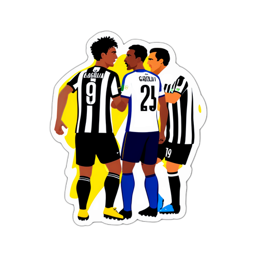 Емоційний наліпка з моментом з гри "Кальярі – Ювентус"