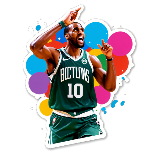 Magandang Sticker ng Tatlong-Puntos na Laban ni Khris Middleton