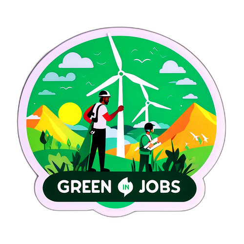 Stiker Motivasi Pekerjaan Ramah Lingkungan